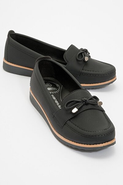 CCWAY AYAKKABI Обикновени дамски обувки ЧЕРЕН ДЕНИМ