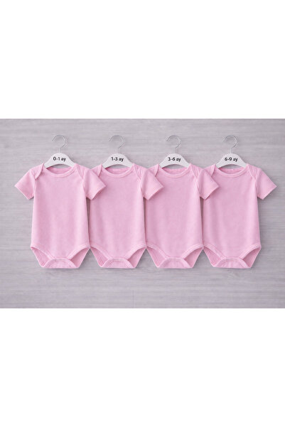 Nayinom basic kısa kollu çıtçıtlı bebek badi