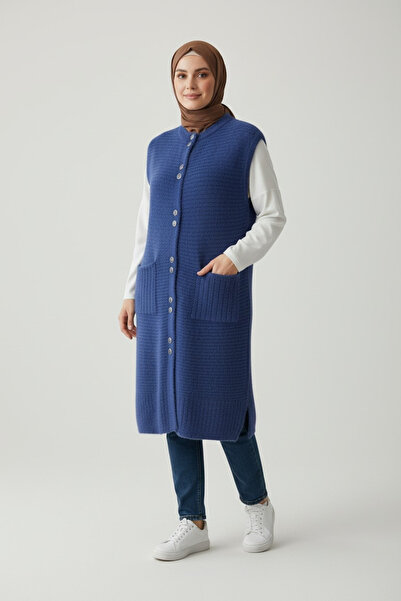 Butik Kadın tesettür triko yumoş yelek