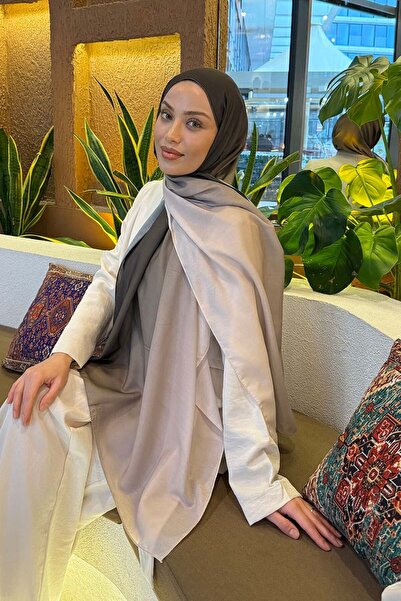 lamelif Degrade Desen Soft Şal Taş Yeşil