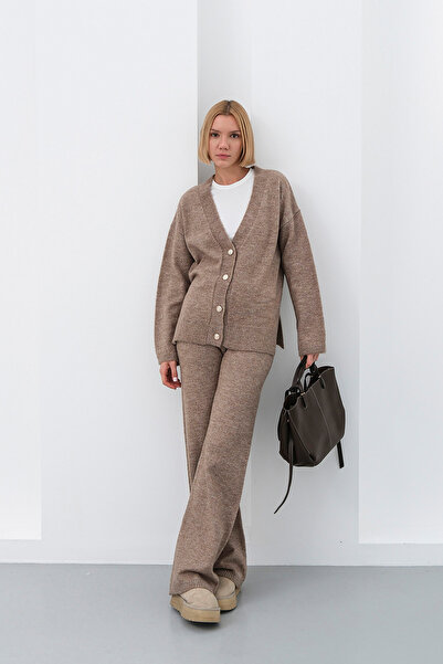 Sea Style Soft-Textured Women's Knitwear Double Set