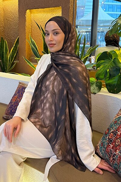 lamelif Ceylan Desen Soft Shawl Army Green