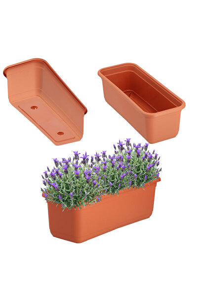 KADAX Cutie de balcon 40 cm Ghiveci de flori Ghiveci de flori Ghiveci de flor...