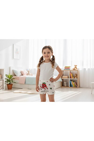 CLOVER JEWELRY 3-Piece Girls' Boxer Shorts Set Printed Cotton – Comfortable a...