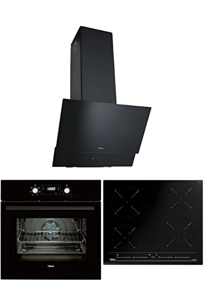 Teka Siyah Ankastre Set (IZC 64010 Ocak + HAK 627 Fırın + ATV 60.3 M Davlumbaz)