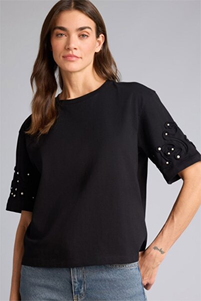 DeFacto Ženske T-shirt G9552AX/BK81 CRNE