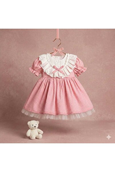Cumino Baby Girl Pink Fairy Tale Dress