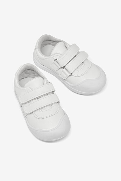 Tonny Black Παιδικό Unisex Λευκό Velcro Snaker First Step