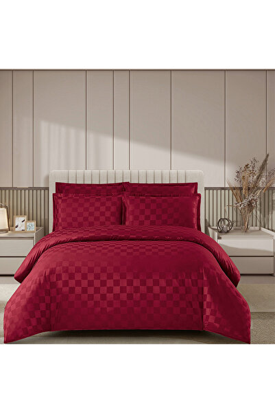 OEM Lenjerie de pat damasc cu elastic pentru pat dublu 2 persoane, PRV, Finet...