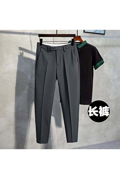 Generic Korean-style trendy autumn and winter New cropped small suit pants