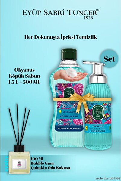 Eyüp Sabri Tuncer 1,5 L + 500 Ml Okyanus Köpük Sabun Bubble Gum Koku Hediye