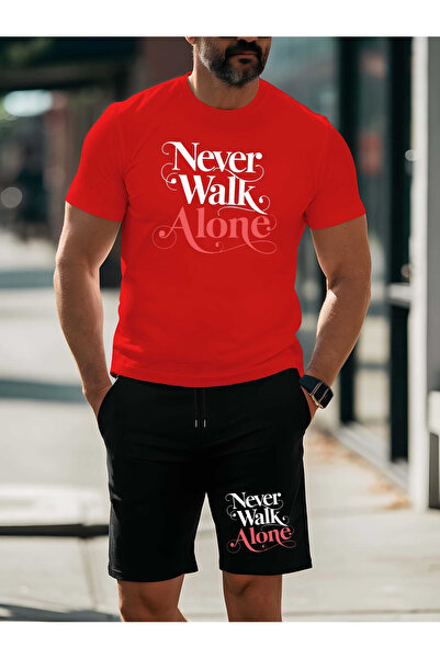 Rayan & Hoor Style Nerver Printed shorts t-shirts tracksuit set