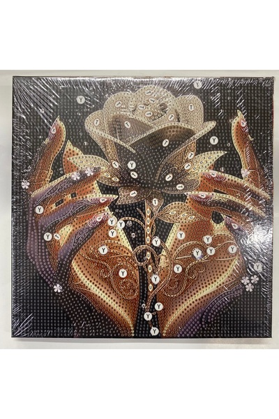 EleganTShoP Tuval 5D Yapışan Boncuk Mozaik Tablo 25*25 cm LM29