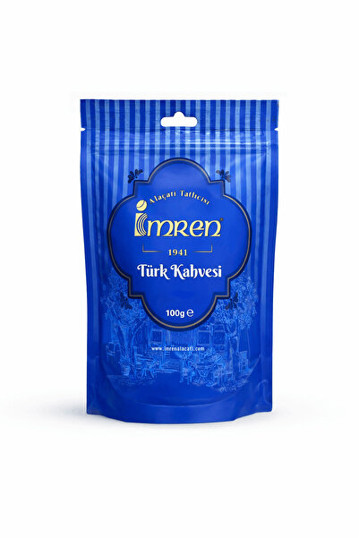 İMREN ALAÇATI TATLICISI & SAKIZLIM İmren Geleneksel Sade Türk Kahvesi 100gr