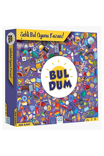 NUNU Şekil Bulma Aile Oyunu 200 Kart Eğitici ve Öğretici Zeka Oyunu