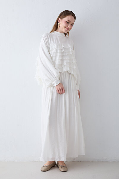 Melike Tatar Ruffled Skirt Set 79-5711