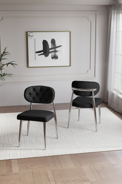 BY ORHAN GÜZEL BOHEM POLO MUTFAK SANDALYESİ KAPİTONELİ