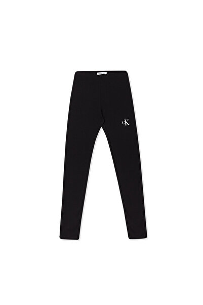 Calvin Klein Jeans Logo Çocuk Siyah Eşofman Altı