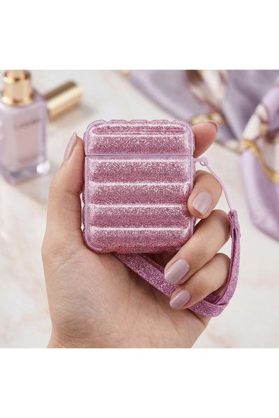 CaseOnn سماعات أبل إيربودز 1 / 2. حزام حقيبة نسجيل كاستل سترابي جليتر S لمّاع...