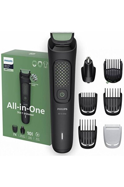 Philips 9-в-1 тример за брада, глава и тяло 90 мин, 11 настройки за дължина 0...