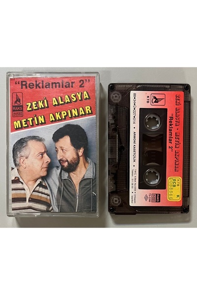RAKS MÜZİK YAPIM إعلانات 2 زكي ألاشا نص أكبينار كاسيت