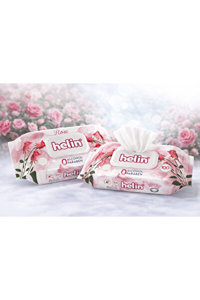 Mira Home Pachet 2 x Șervețele Umede cu Trandafir – Fără Alcool și Parabeni, ...