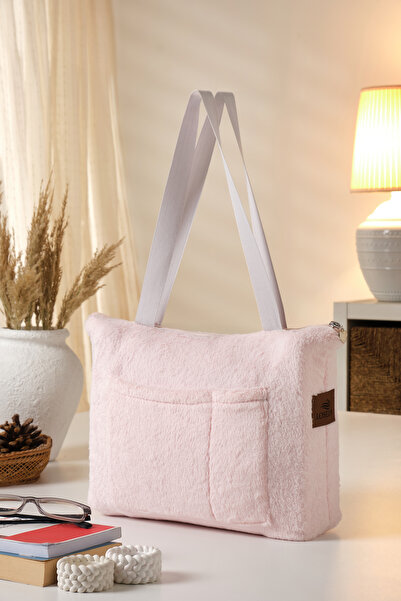 Loselya Γυναικείο Σετ με Χωρίσματα Πελούς Τσάντα ώμου - Teddy Ayarik Υφασμάτι...