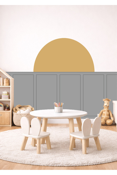 Sim Tasarım Boemski set zidnih naljepnica u obliku polukruga