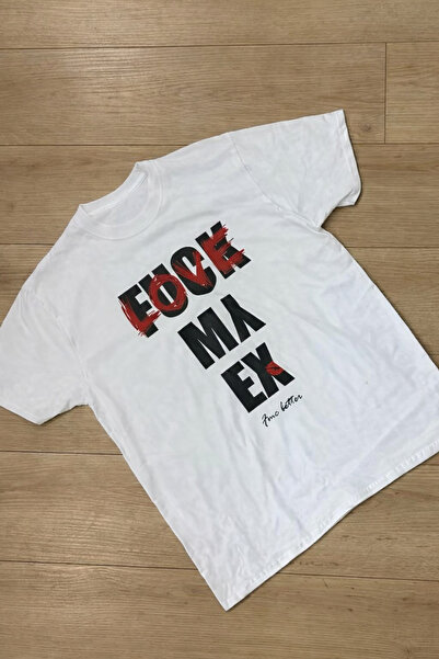 Violon Μπλουζάκι Unisex με στάμπα «Fuck My Ex» σε λευκό χρώμα