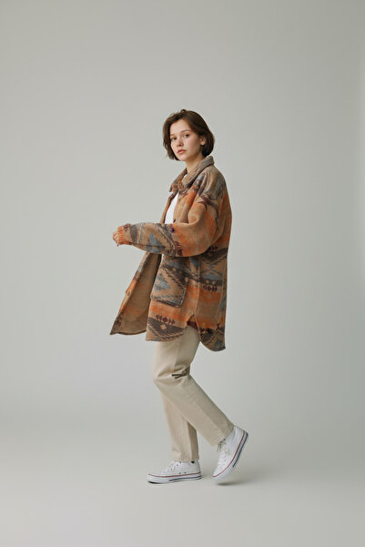 vekase Etnik Desenli Gömlek Tunik