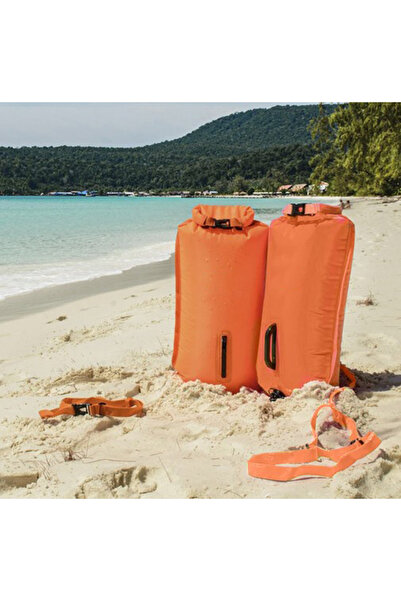 zola Φουσκωτή σημαδούρα 2 σε 1, Αδιάβροχο αποθήκευση 35L, 74x42 cm, PVC/ABS/ ...