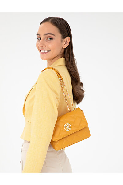 Pierre Cardin أصفر حقيبة عابرة للجسم 50296313-VR044