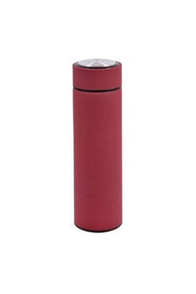 OEM Stainless Steel Insulated Bottle Burgundy Matte with Filter 450 ml