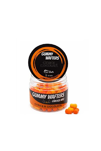 ADP Baits Gummy Wafters ADP Baits, 150 buc, Carlige Mici, Citrice Ciocolată, 5mm