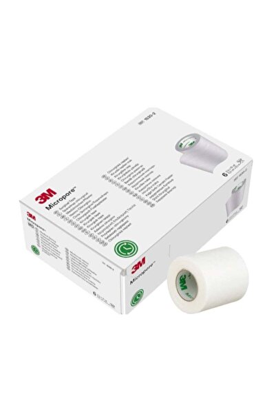 3M شريط ورقي مسامي دقيق 1530-2: أبيض 2 بوصة × 10 ياردات، علبة من 6 قطع