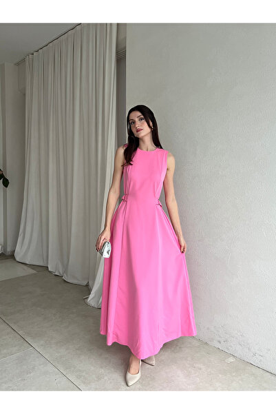 For Angels Double Set of Pocketed and Belt Summer Long Dresses