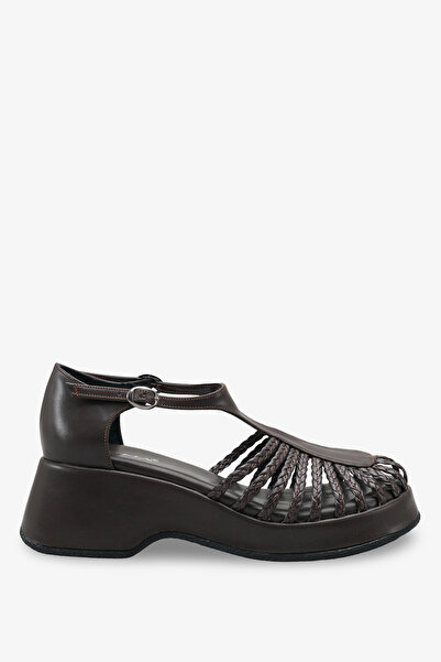 İNNABUTİKK Clera Tricotaj pentru femei sandale - Maro