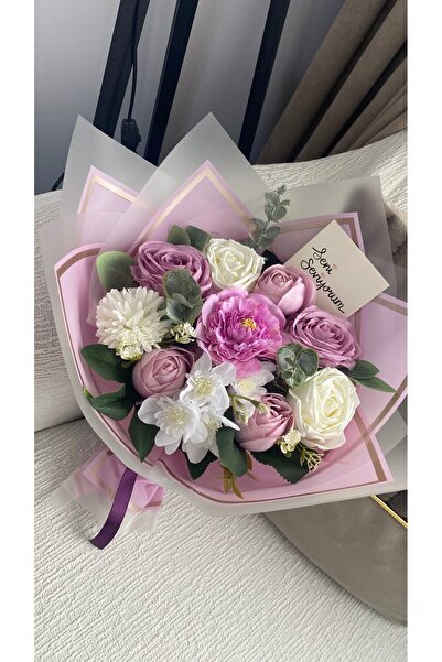 Kelebek Dünyası Lila Aşk Bahçesi Buketi