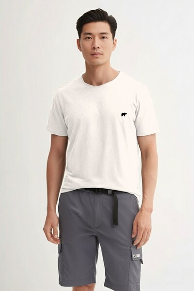 Bad Bear Flam Urbanist Men's T-Shirt White