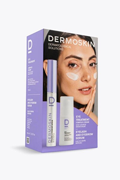 Dermoskin كريم معالجة متكاملة للعيون + مصل للرموش والحواجب جوفر