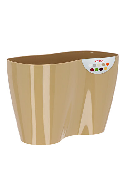 KADAX Flowerpot, Flowerpot, Plastic Flowerpot, Orchid, 23 cm, Beige