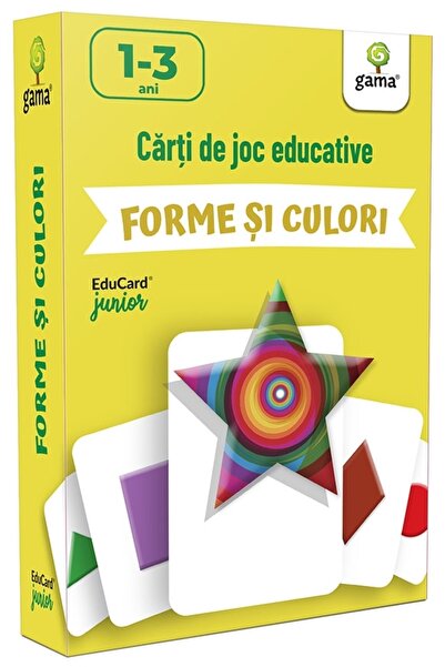 Tiki-Tan Carti de Joc educative pentru copii, Forme si Culori, Editura Gama