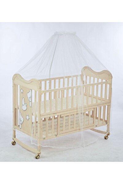 obejana سرير أطفال خشبي 3 في 1 مع طاولة غيار وهزاز وفتح بجانب الأم 60×120سم م...