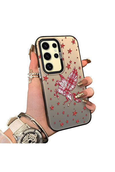 ucuc حافظة حماية للعدسات من السيليكون الصلب أكريليك درجة متوافقة مع هاتف سامس...