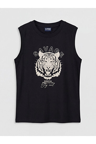 LC Waikiki Crew Neck Printed Boys' Athlete