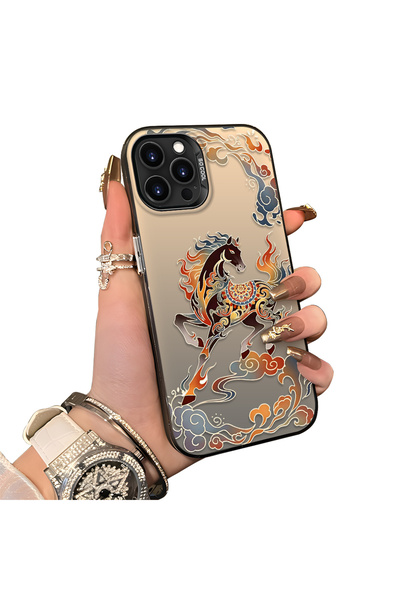 ucuc حافظة حماية للعدسات من السيليكون الصلب أكريليك درجة متوافقة مع هاتف iPho...