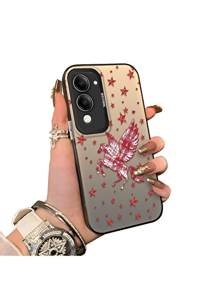 ucuc حافظة حماية للعدسات من السيليكون الصلب أكريليك متوافقة مع هاتف Vivo Y29S...