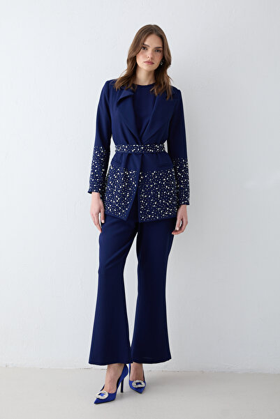 Melike Tatar Set cu jachetă împodobită cu pietre 32-2667