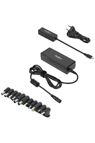 Rebel Τροφοδοτικό γενικής χρήσης KOM0962, 15-20V 90W PD (Μαύρο)