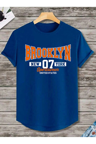 SUNFREE BROOKLYN με τύπωμα Οβάλ μπλουζάκι με κοντό μανίκι oversized Unisex